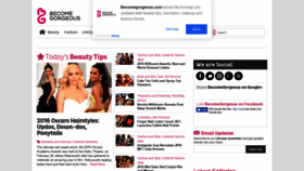 What Becomegorgeous.com website looked like in 2019 (4 years ago)