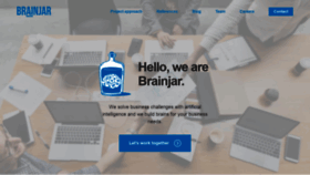 What Brainjar.ai website looked like in 2019 (4 years ago)