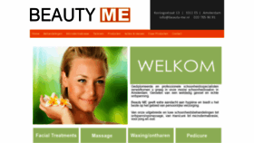 What Beauty-me.nl website looked like in 2019 (4 years ago)