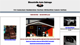 What Blountvilleautosalvage.com website looked like in 2019 (4 years ago)