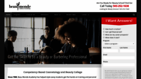 What Beaumondecollege.com website looked like in 2019 (4 years ago)