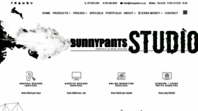 What Bunnypants.co.za website looked like in 2019 (4 years ago)