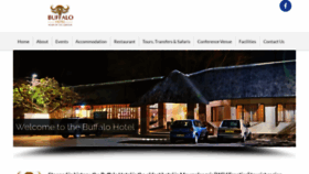 What Buffalohotel.co.za website looked like in 2019 (6 years ago)