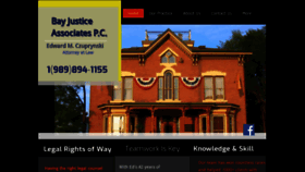 What Bayjustice.com website looked like in 2019 (4 years ago)