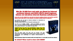 What Blaupanther.de website looked like in 2019 (4 years ago)