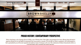 What Brownkelly.com website looked like in 2019 (4 years ago)