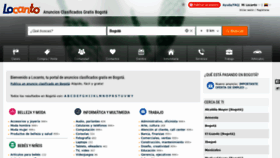 What Bogota.locanto.com.co website looked like in 2019 (4 years ago)