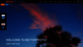 What Betterphoto.com website looked like in 2019 (4 years ago)