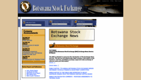 What Bse.co.bw website looked like in 2019 (4 years ago)