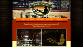 What Bagelsmith.com website looked like in 2019 (4 years ago)