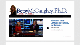 What Betsymccaughey.com website looked like in 2019 (4 years ago)