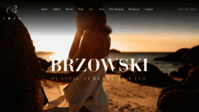 What Brzowski.com website looked like in 2019 (4 years ago)