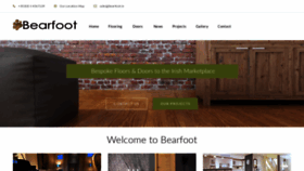 What Bearfoot.ie website looked like in 2019 (4 years ago)