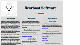 What Bearboat.net website looked like in 2019 (7 years ago)