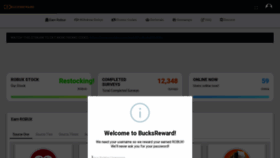 What Bucksreward.net website looked like in 2019 (4 years ago)