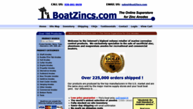 What Boatzincs.com website looked like in 2019 (6 years ago)