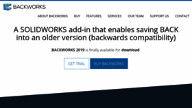 What Backworks.info website looked like in 2019 (4 years ago)