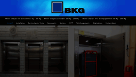 What Bkgfrance.com website looked like in 2019 (4 years ago)
