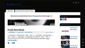 What Blakmusicfirst.fr website looked like in 2019 (4 years ago)