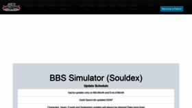 What Bbs-simulator.com website looked like in 2019 (4 years ago)