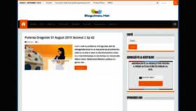 What Blogulmeu.net website looked like in 2019 (4 years ago)