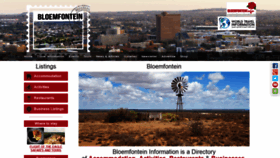 What Bloemfontein-information.co.za website looked like in 2019 (4 years ago)