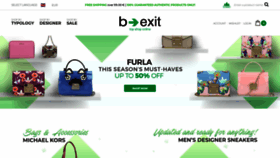 What B-exit.com website looked like in 2019 (4 years ago)