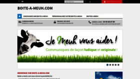 What Boite-a-meuh.com website looked like in 2019 (4 years ago)