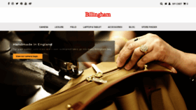 What Billingham.co.uk website looked like in 2019 (7 years ago)