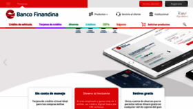 What Bancofinandina.com website looked like in 2019 (4 years ago)