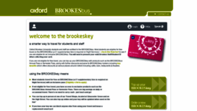 What Brookes.oxfordkey.co.uk website looked like in 2019 (4 years ago)