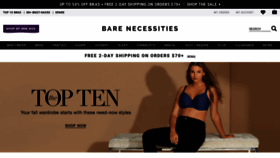 What Barenecessities.com website looked like in 2019 (4 years ago)
