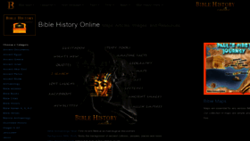 What Bible-history.com website looked like in 2019 (4 years ago)