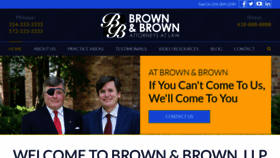 What Brownlawoffice.com website looked like in 2019 (4 years ago)