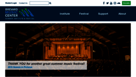 What Brevardmusic.org website looked like in 2019 (4 years ago)