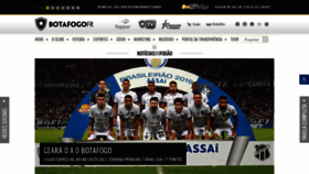 What Botafogo.com.br website looked like in 2019 (4 years ago)