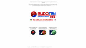 What Budoten.com website looked like in 2019 (4 years ago)
