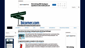 What Bicorner.com website looked like in 2019 (4 years ago)