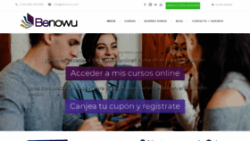 What Benowu.com website looked like in 2019 (4 years ago)