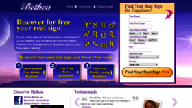 What Bethea-astrology.com website looked like in 2019 (4 years ago)