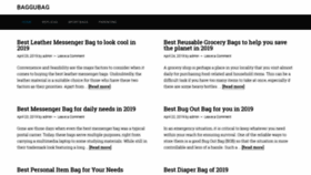 What Baggubag.com website looked like in 2019 (4 years ago)