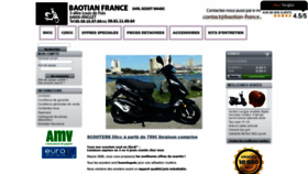 What Baotian-france.fr website looked like in 2019 (4 years ago)
