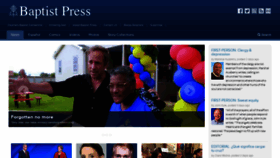 What Baptistpress.com website looked like in 2019 (4 years ago)
