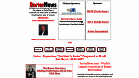 What Barternews.com website looked like in 2019 (4 years ago)