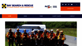 What Baysearchandrescue.org.uk website looked like in 2019 (4 years ago)