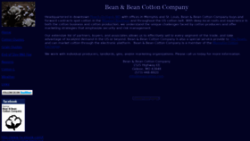 What Beancotton.com website looked like in 2019 (4 years ago)