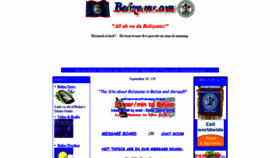 What Belizeans.com website looked like in 2019 (4 years ago)