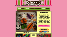 What Beckersbakeryanddeli.com website looked like in 2019 (4 years ago)