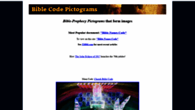 What Bible-codes.org website looked like in 2019 (4 years ago)
