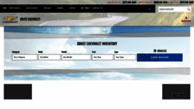 What Brostchevrolet.com website looked like in 2019 (4 years ago)